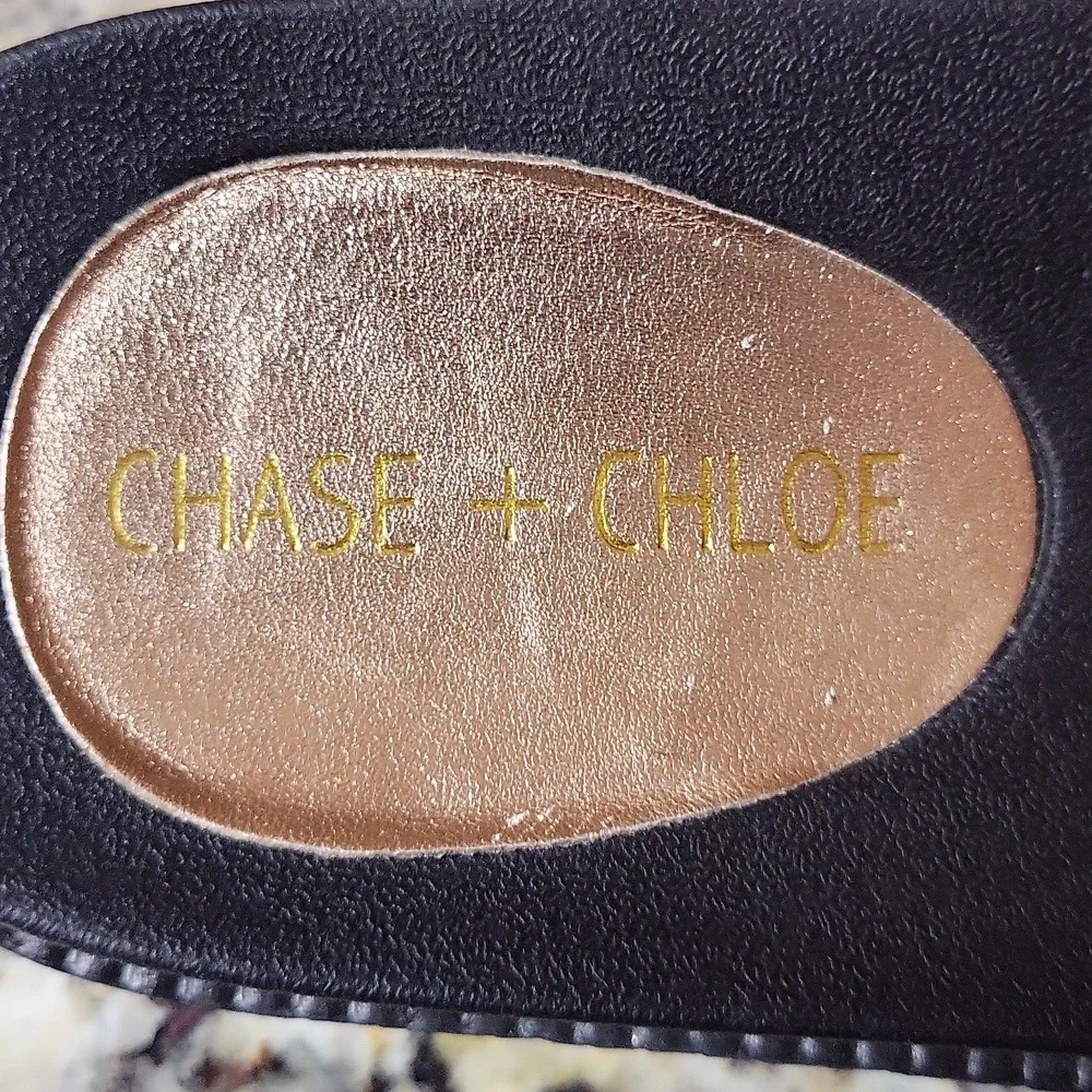 Chase + Chloe Lima Wedge Slide Sandals